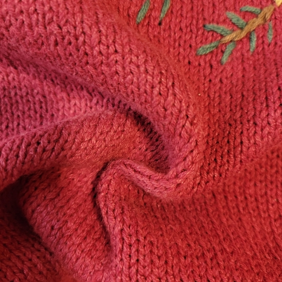 Shenanigans vintage woman Christmas sweater with embroidery size small - Picture 10 of 13